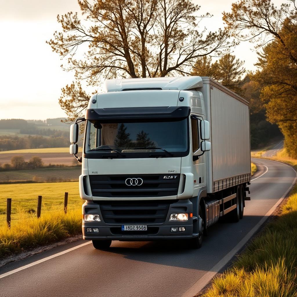 Starken Danske transport på dansk landevej